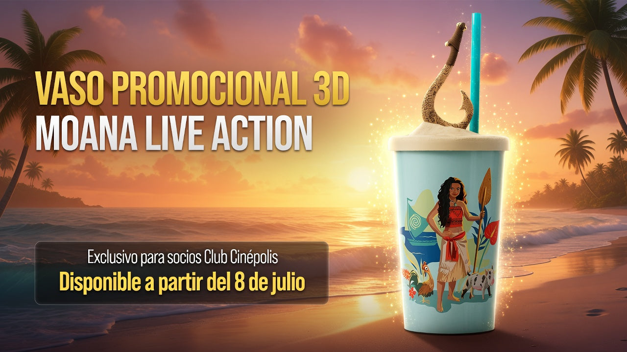 El océano llama de nuevo: Moana llega a Cinépolis con un promocional especial
