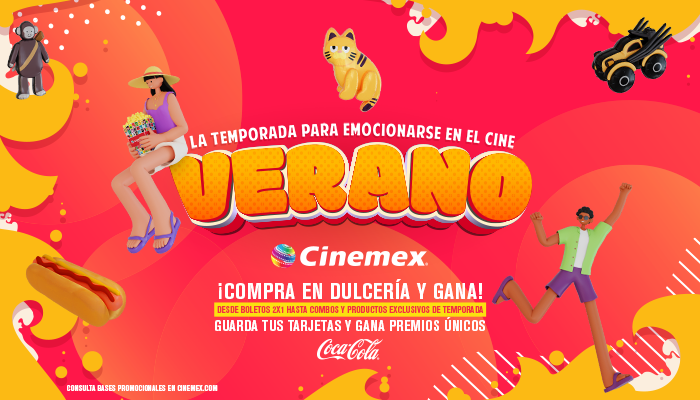 MAGIA, PALOMITAS Y PROMOCIONES IRRESISTIBLES… ¡YA LLEGÓ EL VERANO CINEMEX!