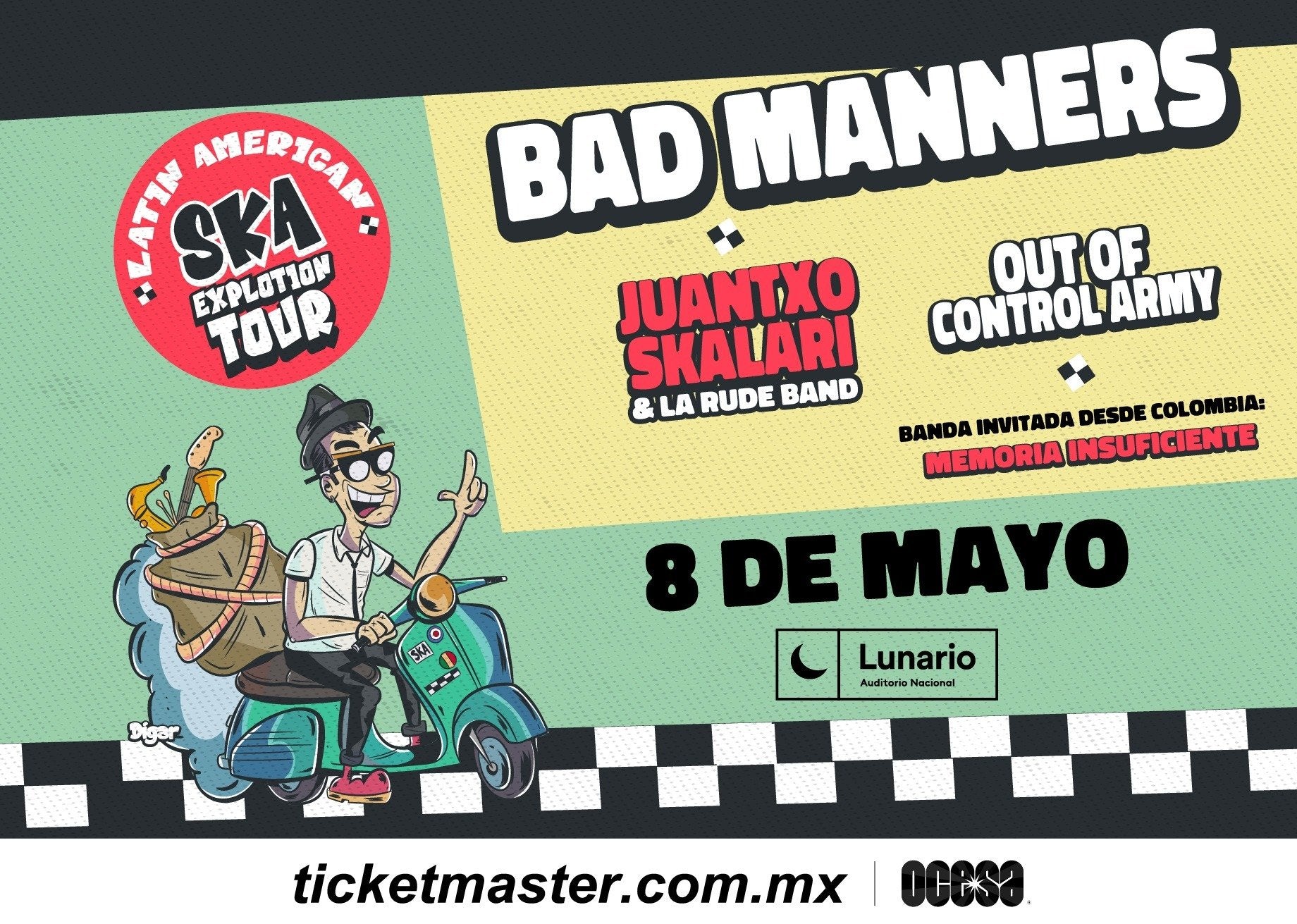 BAD MANNERS ¡Regresa lo mejor del ska internacional a México!