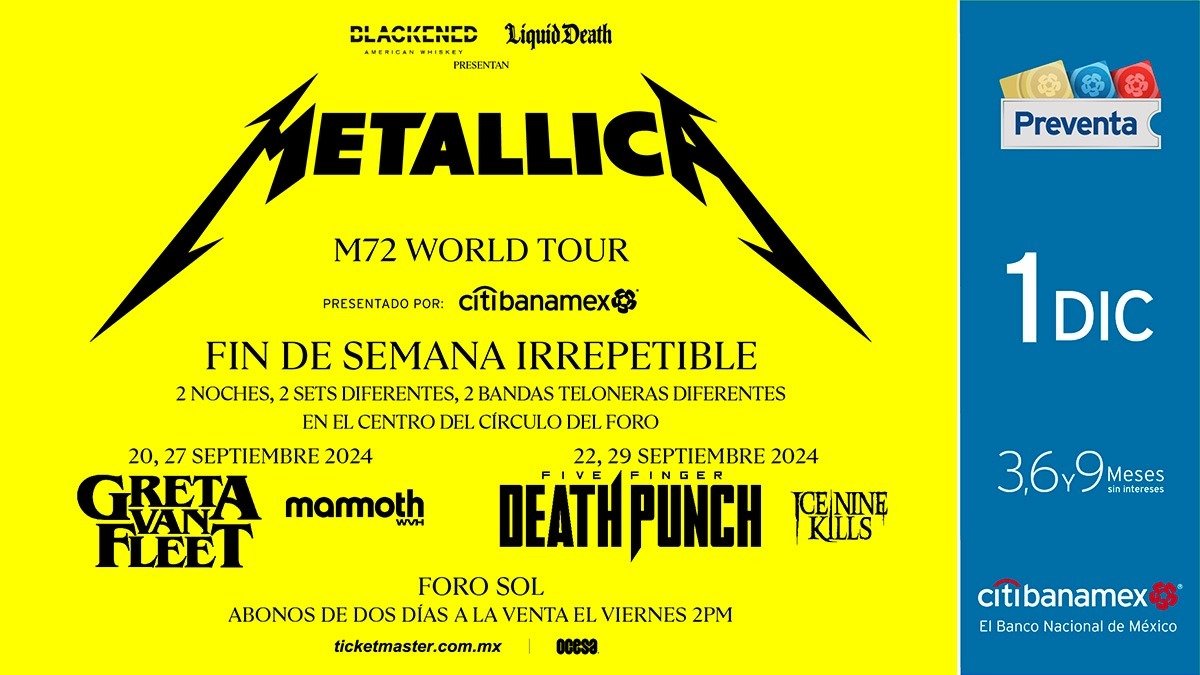Metallica vuelve a México