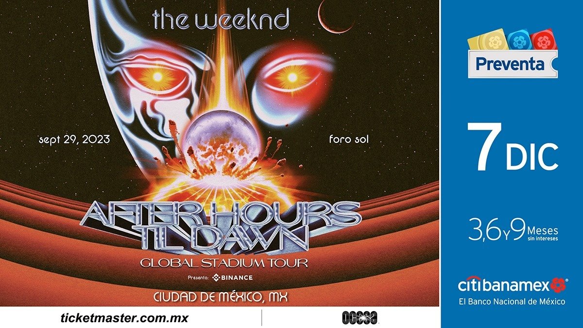 THE WEEKND ANUNCIA LAS FECHAS DEL AFTER HOURS TIL DAWN STADIUM TOUR EN EUROPA Y LATINOAMÉRICA PARA 2023