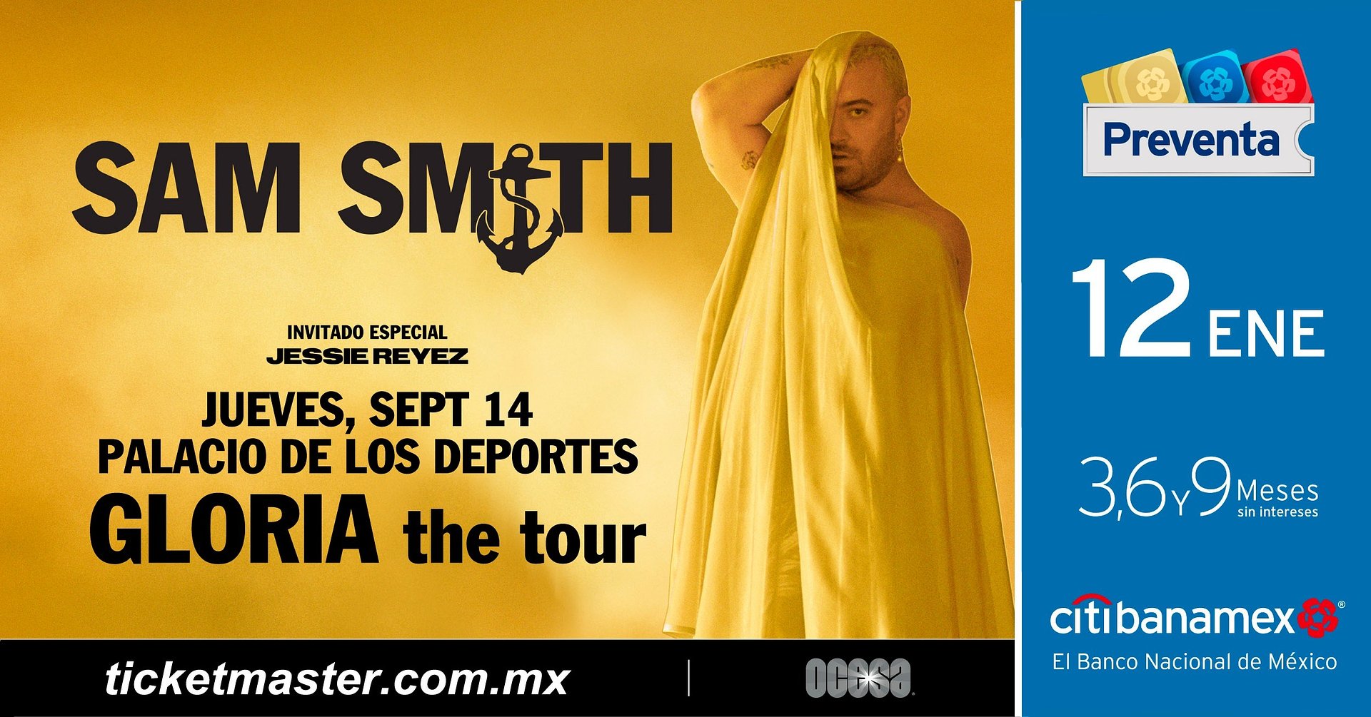 SAM SMITH ANUNCIA GLORIA THE TOUR EN MÉXICO