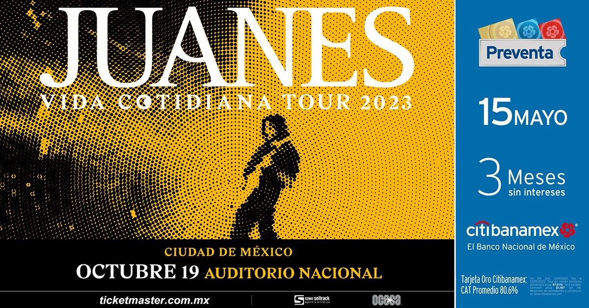 Juanes anuncia su regreso a México con nueva gira