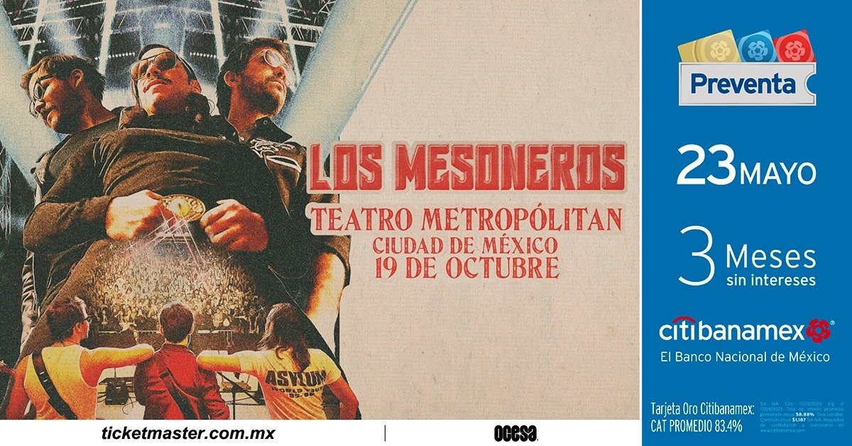 Los Mesoneros anuncian regreso a Ciudad de México