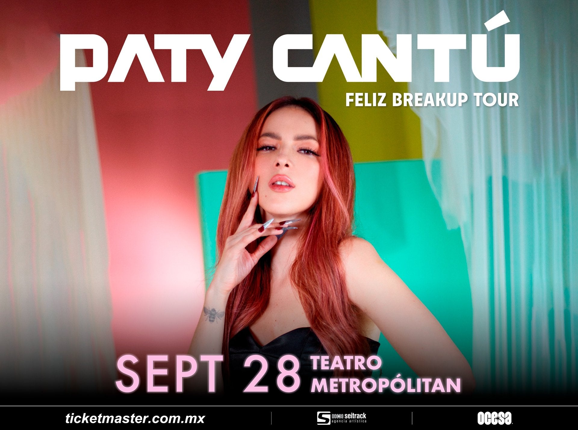 PATY CANTÚ, un mix del mejor pop mexicano, la cantante arranca con su gira FELIZ BREAKUP TOUR