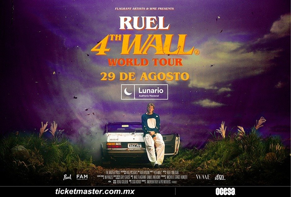 Ruel, ¡llega por primera vez a México para presentar 4TH WALL su álbum debut!