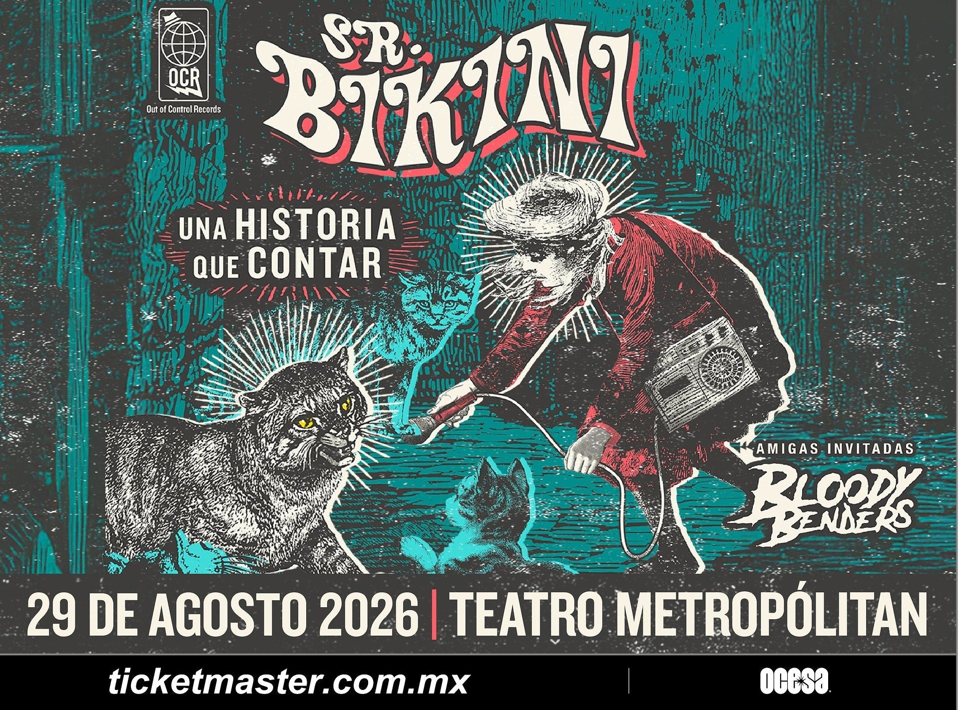 27 años detrás de la máscara: Sr. Bikini prepara una gran fiesta de surf en el Teatro Metropólitan