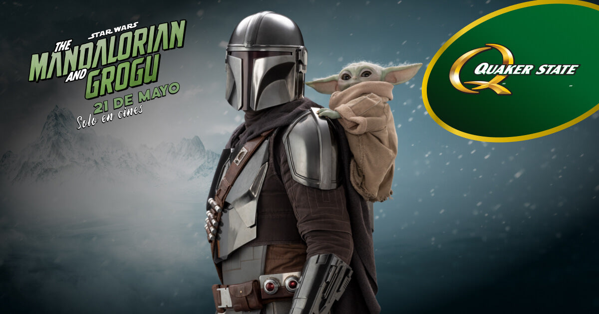 Quaker State anuncia su nueva campaña inspirada en la película The Mandalorian and Grogu: cuando tu copiloto es de otra galaxia