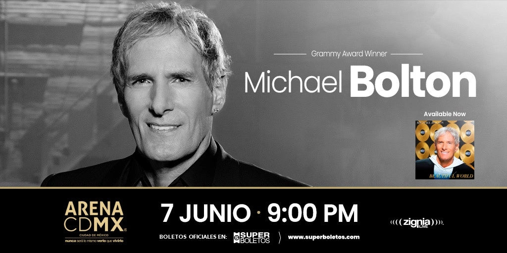 Michael Bolton celebra su regreso a México con una Noche Romántica en la Arena CDMX