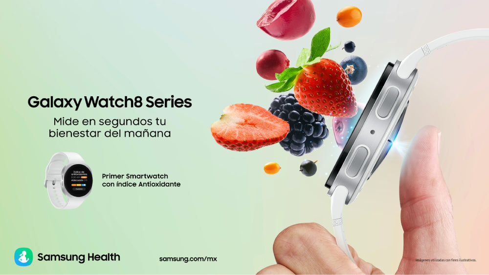 Galaxy Watch8: el primer smartwatch con Índice de antioxidantes