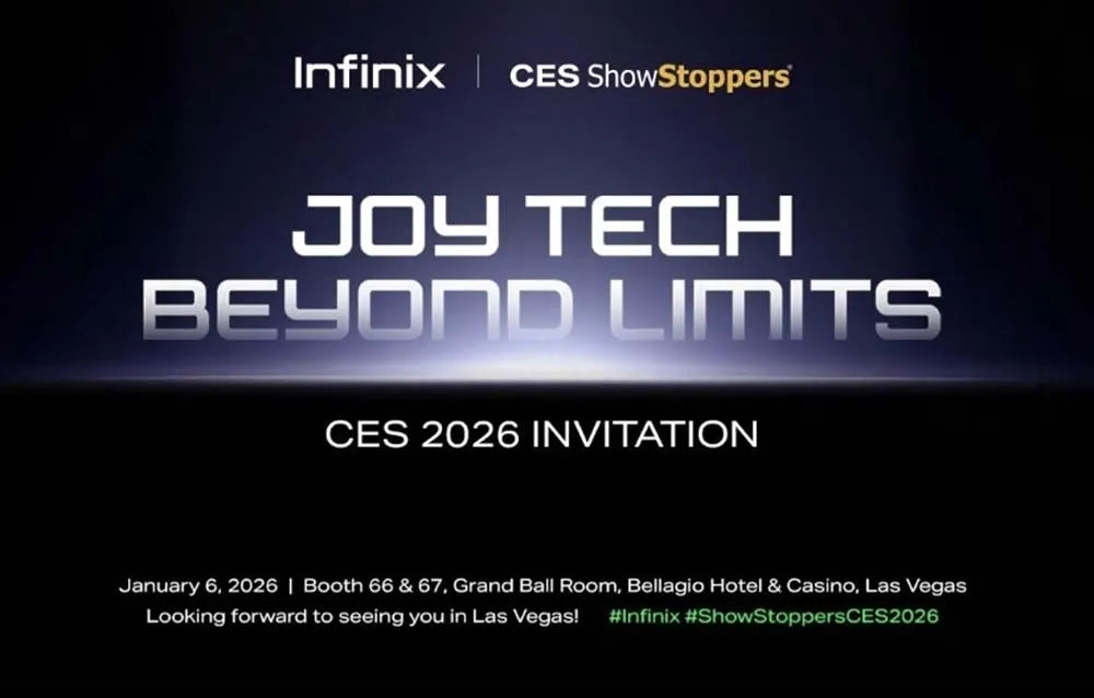 Infinix presenta una era de diversión tech con comunicación satelital siempre activa y refrigeración gaming en el CES 2026.