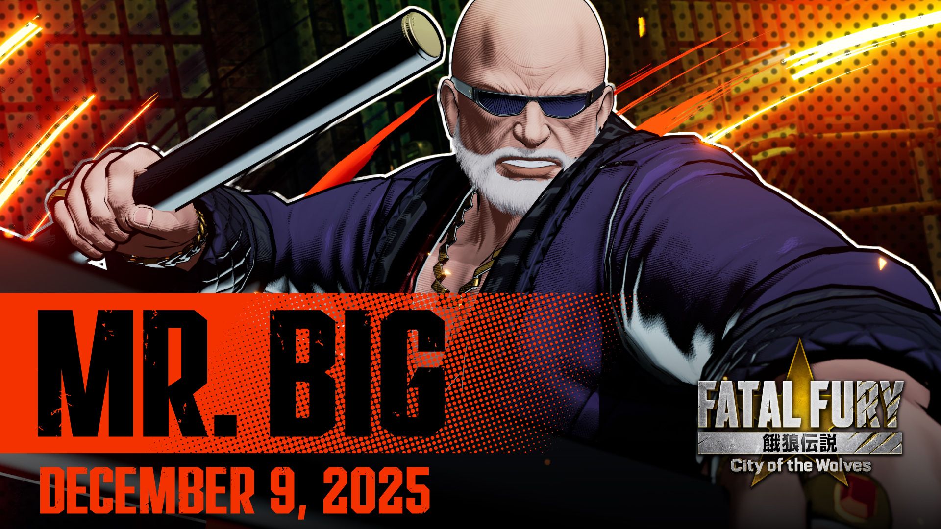 ¡Mr. Big llega hoy a FATAL FURY: City of the Wolves!