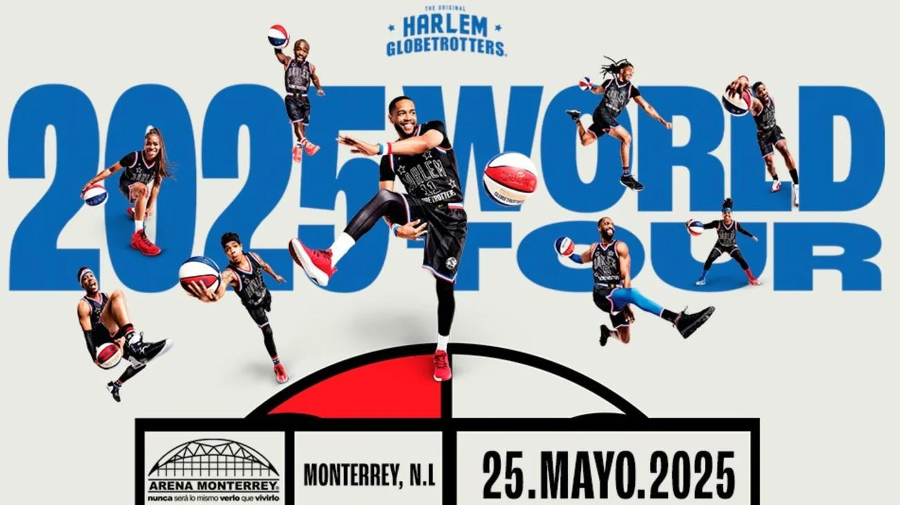 Los HARLEM GLOBETROTTERS regresan una vez más a nuestro país en 2025