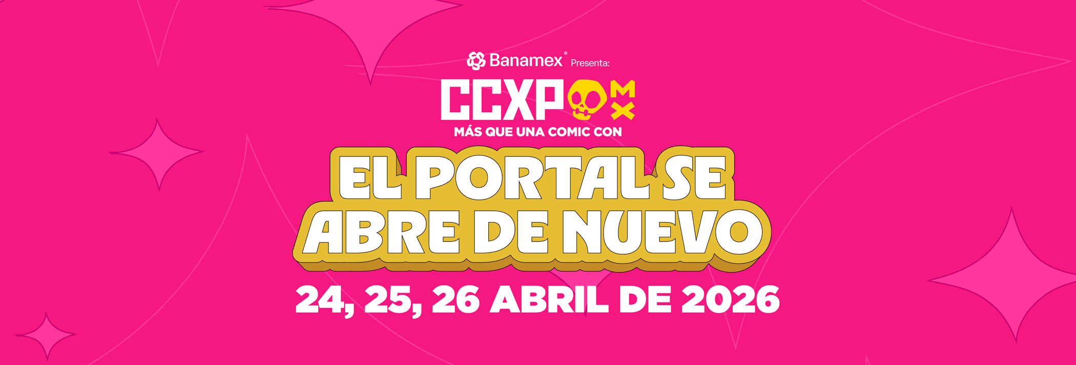 ⚡⚔️ La aventura comienza: ya está activa la preventa para CCXPMX26 🌀