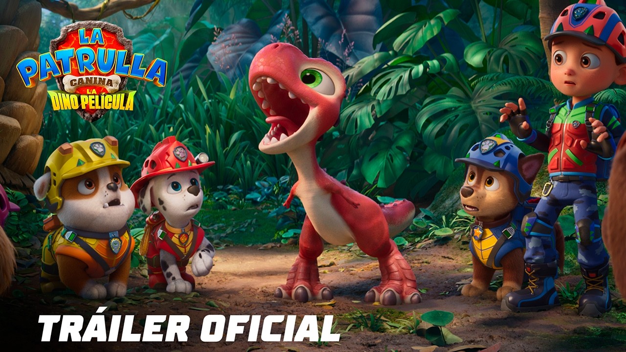 🦖Mira el nuevo tráiler de PAW Patrol La Dino Película