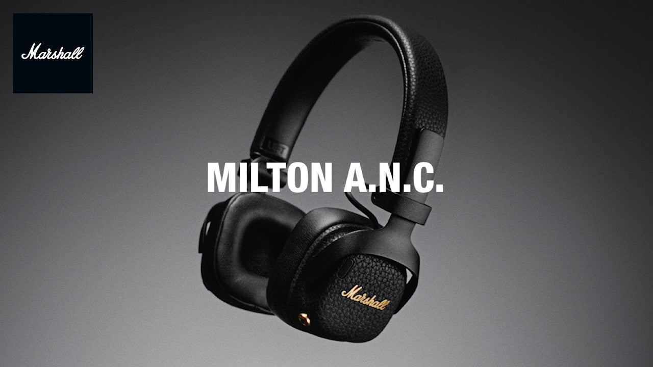 Marshall presenta Milton A.N.C.: 80 horas de música y cancelación de ruido adaptativa