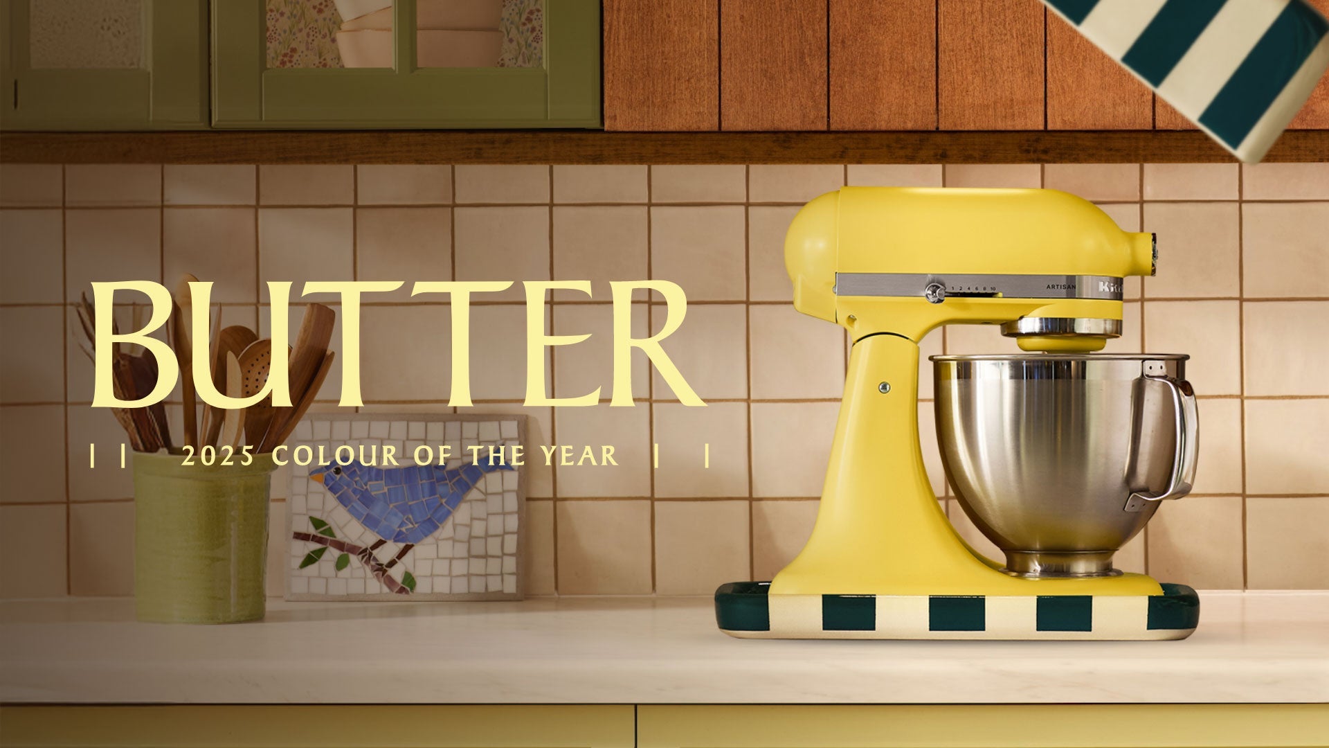 KitchenAid presenta su nuevo color del año 2025: Butter, un tono que evoca la calidez del hogar