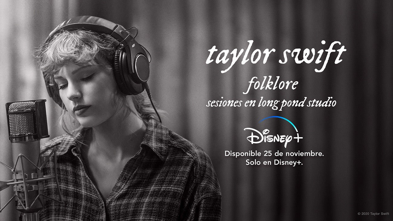 FOLKLORE: SESIONES EN LONG POND STUDIO DE TAYLOR SWIFT ESTRENA MAÑANA EXCLUSIVAMENTE EN DISNEY+