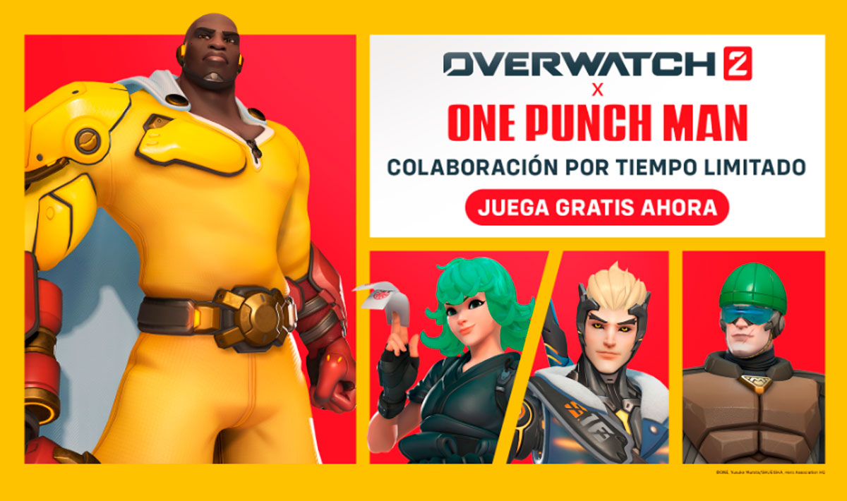 Los héroes se reencuentran: ¡Vuelve la colaboración entre Overwatch 2 y One-Punch Man!