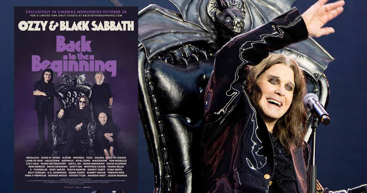 Ozzy Osbourne y Black Sabbath se despiden en la pantalla grande con Back to the Beginning