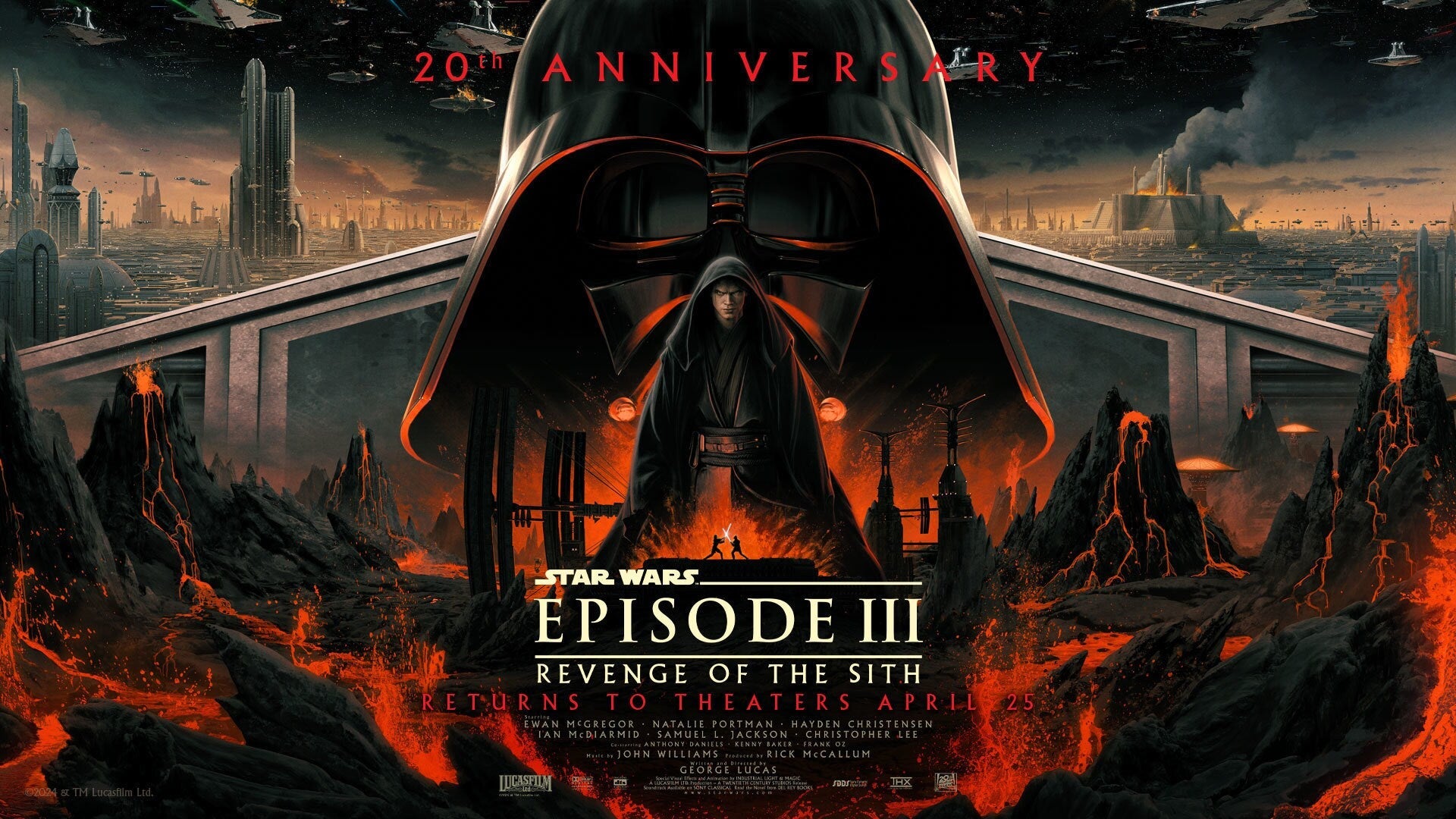 Star Wars: La venganza de los Sith celebra su 20 aniversario con un reestreno en cines