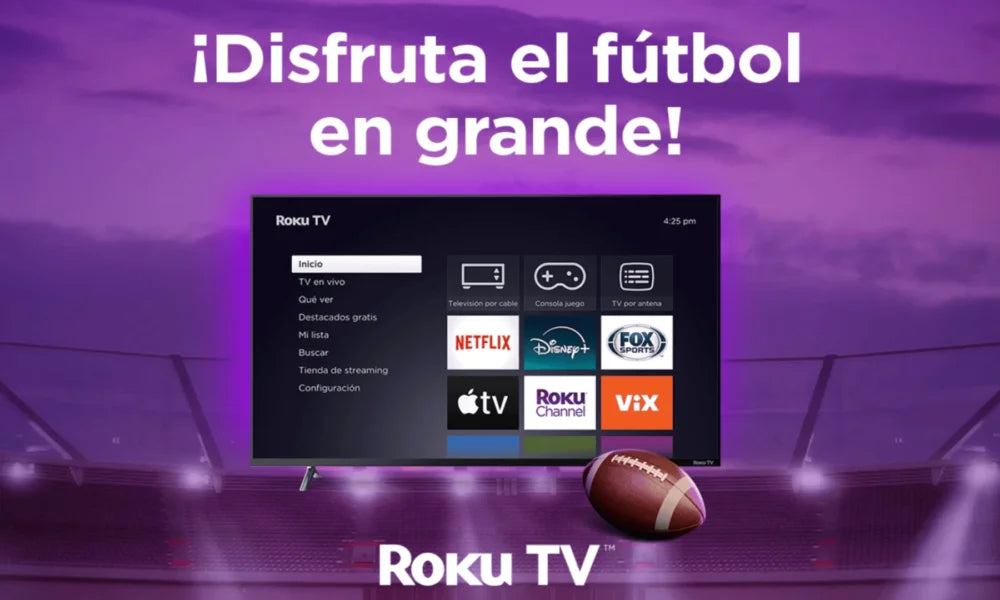 Transforma tu sala: ¡Vive El Gran Juego como nunca con Roku TV!