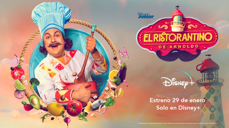 El 29 de enero, Diego Topa desembarca en Disney+ con música, humor y platos deliciosos en el Ristorantino de Arnoldo