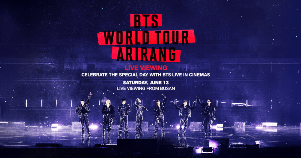 BTS REGRESARÁ A LAS SALAS DE CINÉPOLIS CON “BTS WORLD TOUR ‘ARIRANG’ IN BUSAN: LIVE VIEWING”
