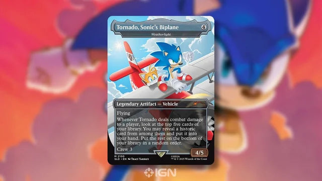 Deshacer Hasbro anuncia la colaboración de Magic: The Gathering Secret Lair x Sonic the Hedgehog