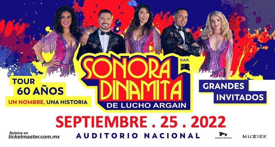 LA SONORA DINAMITA , VA A PONER A BAILAR AL AUDITORIO NACIONAL