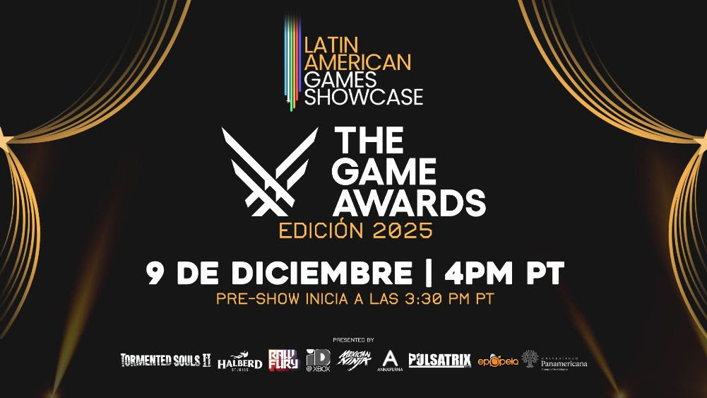[The Game Awards] Latin American Games Showcase regresa el 9 de diciembre con un pre-show imperdible