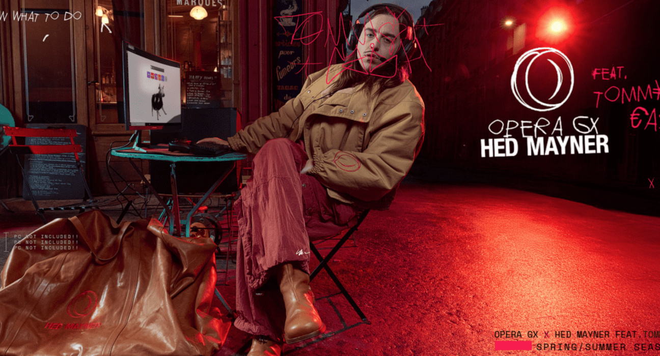 Opera GX presenta un exótico bolso gigante para llevar tu gaming PC, y una colección de ropa gamer durante la Semana de la Moda de París