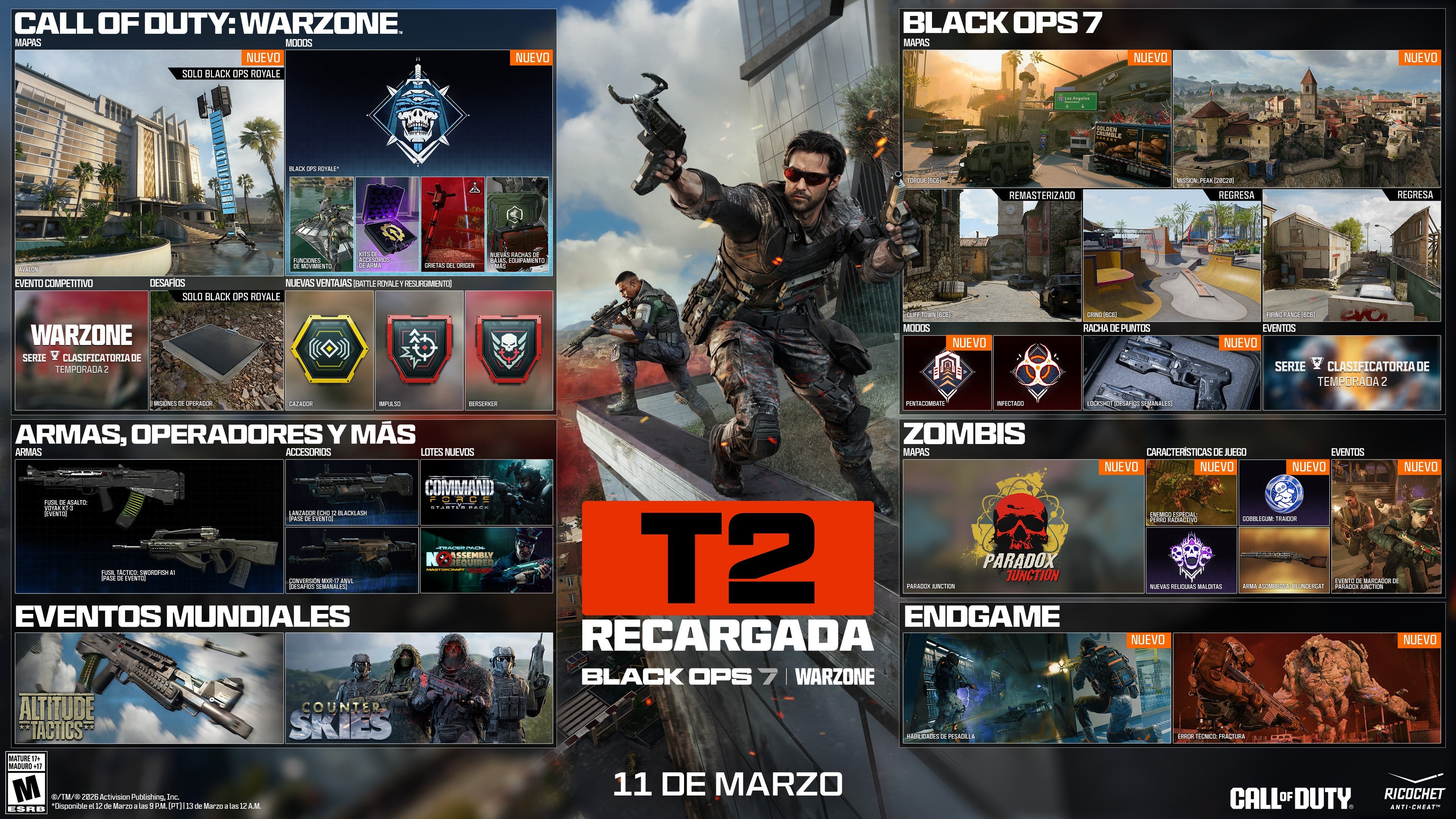Call of Duty: Black Ops 7 — Guía táctica de los mapas multijugador que expanden la acción en la Temporada 2 Recargada