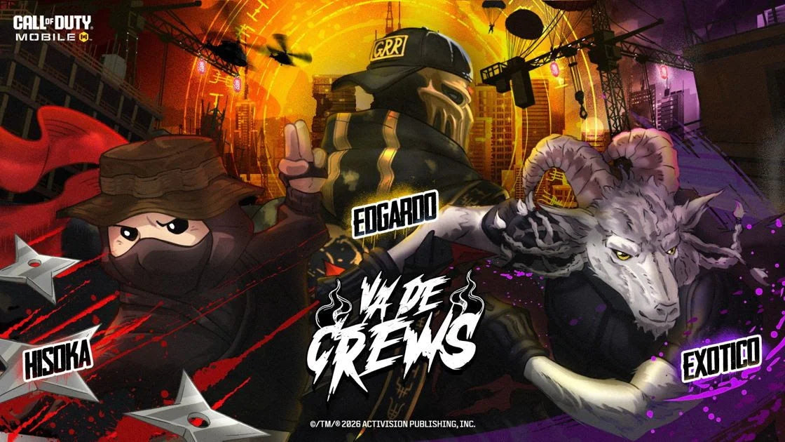 🔥 Call of Duty: Mobile lleva a nuevas comunidades LATAM dentro del juego con Va de Crews