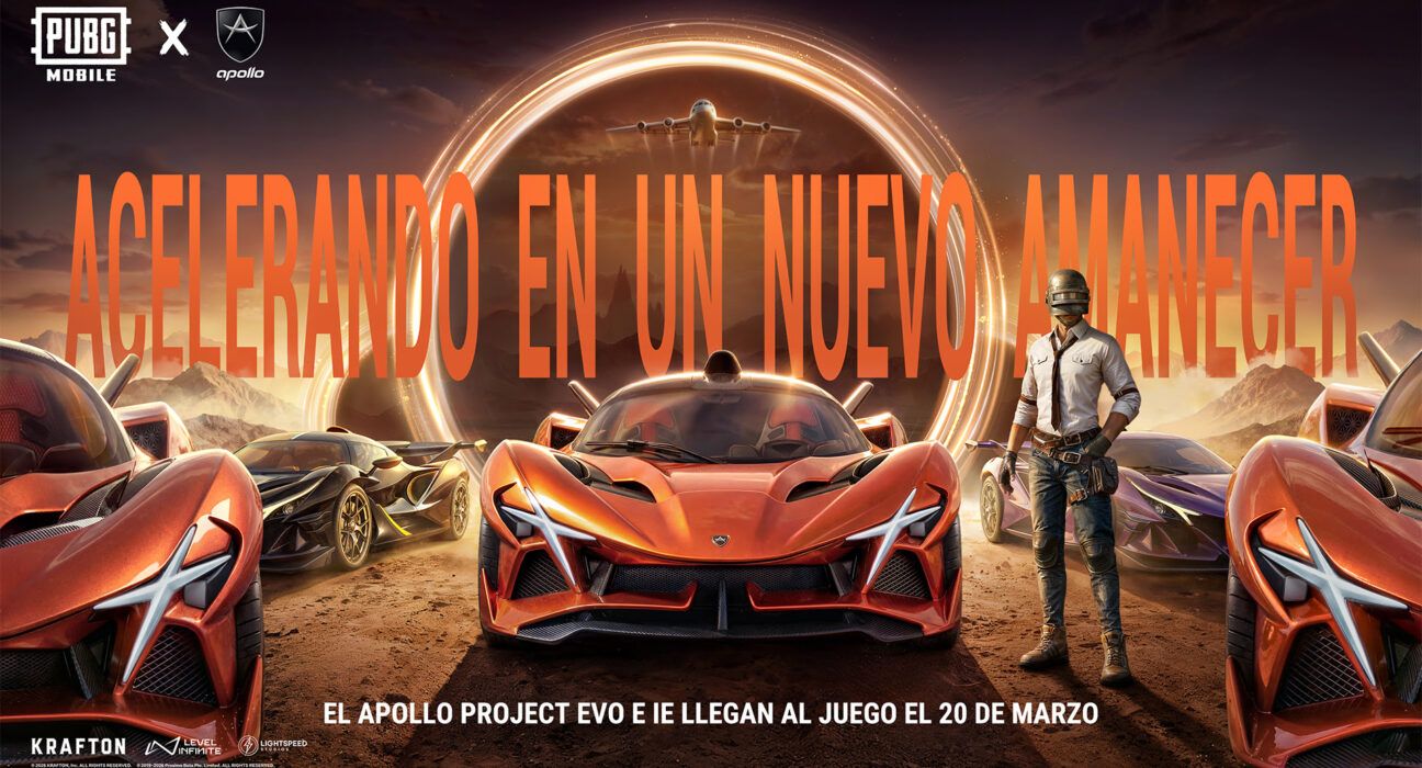 PUBG MOBILE se asocia con Apollo Automobil para llevar la excelencia de los hipercoches alemanes a los campos de batalla