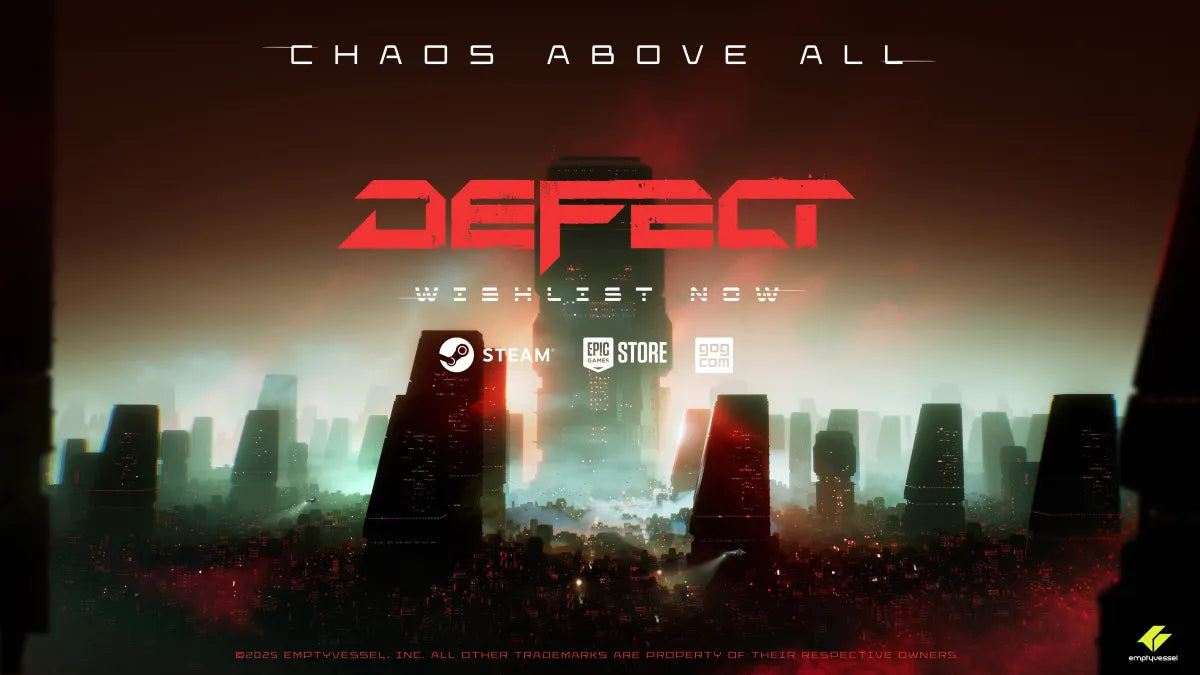 NC America se asocia con el estudio independiente emptyvessel para publicar DEFECT