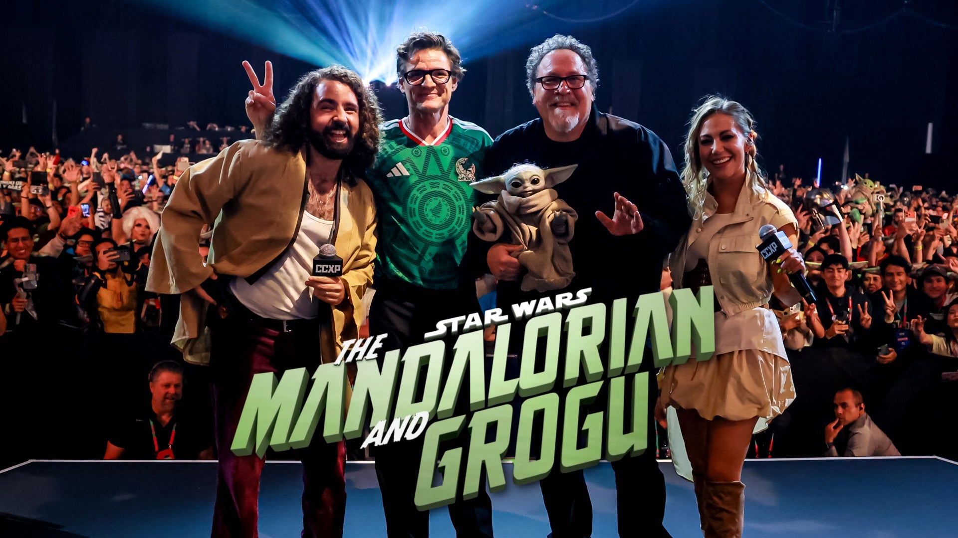 PEDRO PASCAL, GROGU Y JON FAVREAU EMOCIONARON A LOS FANS EN CCXP MEXICO 2026 CON UN ADELANTO ESPECIAL DE STAR WARS: THE MANDALORIAN AND GROGU DE LUCASFILM